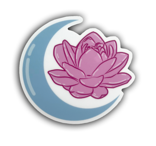 Lotus Moon - Sticker